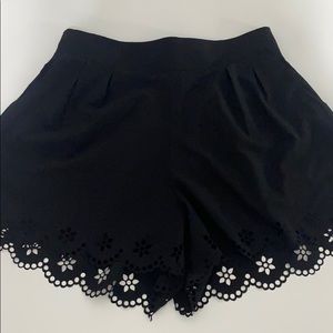 Charlotte Russe | Black Fabric Shorts